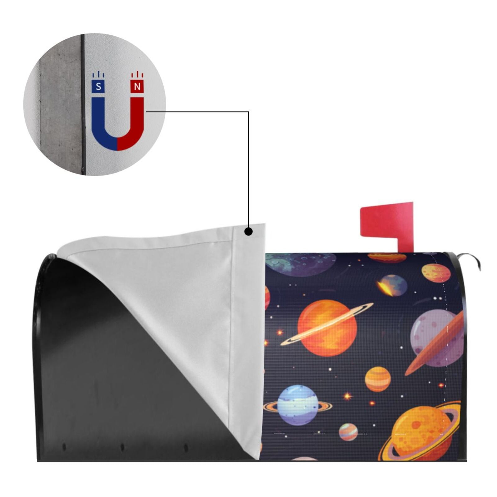 Kdxio Magnetic Mailbox Cover 21x18 in Mailbox Cover Outdoor Decoration Holiday Mailbox Covers for Home Garden Yard-21x18 in