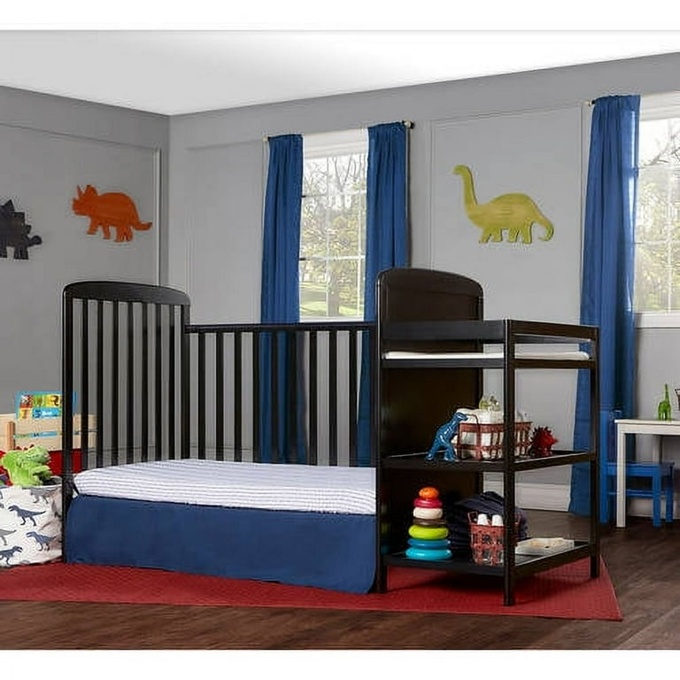 Dream On Me Anna 4 in 1 Full Size Crib and Changing Table Combo in