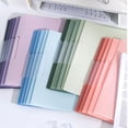thumbnail image 5 of Plastic Folders with Swing Clip, Report Covers for A4 and Letter Size Paper, 5 Pack Presentation Binder for Office, Classroom, Home Organizer Binder, Purple, 5 of 8