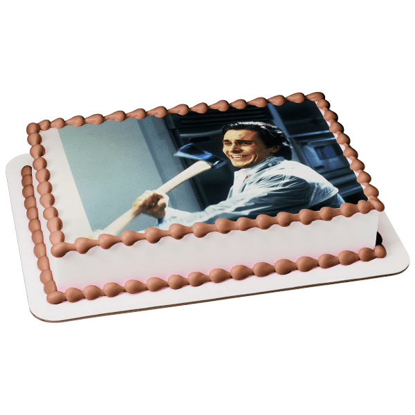 American Psycho Patrick Bateman Edible Cake Topper Image ABPID55054 - Walmart.com