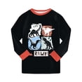 thumbnail image 5 of Hudaneo Baby Boy Clothes 8Y 9Y Infant Baby Boys Long Sleeve Cartoon Print Tops Pants Sleepwear 2 Piece Set, Orange 8-9 Years, 5 of 7