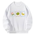 thumbnail image 2 of Sudadera con estampado de frutas para mujer, Tops de manga larga, ropa de otoño, ropa deportiva para uso diario, vacaciones, calle, primavera y otoño XL, 2 of 8