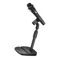 thumbnail image 2 of Desktop Microphone Stand Adjustable Prevent Slip Table Mic Holder with Phone Tablet Slot for Live Streaming Karaoke Spring Mic Clip, 2 of 8