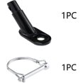thumbnail image 2 of Adaptador de montaje de bicicleta de enganche de remolque de bicicleta de acero de 1 pieza Conector de enganche de remolque de bicicleta para acoplador de montaje de carga de remolque para la mayoría Afortunado Sencillez, 2 of 2