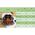 thumbnail image 7 of Toddler Baby Girl Halloween Outfit Pumpkin Bat Dress Long Sleeve Tulle Tutu Skirt Dresses Cute Fall Halloween Party Clothes, 7 of 7