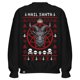 thumbnail image 1 of Sudadera Negra Sin Gorro Mediana Navidad Hail Satan, 1 of 4