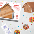 Holiday Create A Treat, PreBuilt Gingerbread Cookie House Kit, 18.8 oz