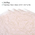 thumbnail image 2 of Uxcell Tissue Paper 27.5" x 19.7" Wrapping Paper Love Golden Rose Pink for Florist Bouquet Supplies,DIY Crafts 14 Pcs, 2 of 6