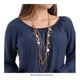 thumbnail image 4 of Blusa Ocean Pacific Talla Eg Marino Blusa Campesina Ferrari con Moño, 4 of 4