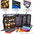 thumbnail image 4 of Med Manager Medium Diabetic Medicine Organizer and Portable Medical Binder, Insulated and Syringe Pouches, 6-Pocket 5-Tab Expanding File Folder, Holds 15 Pill Bottles, Purple, 13 x 13 x 4.5 inches, 4 of 9
