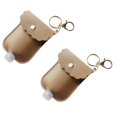 thumbnail image 1 of Oleegame 2PC Travel Bottle And Keychain Holder Refillable Empty Bottles For Hand Sanitizer Yellow, 1 of 2