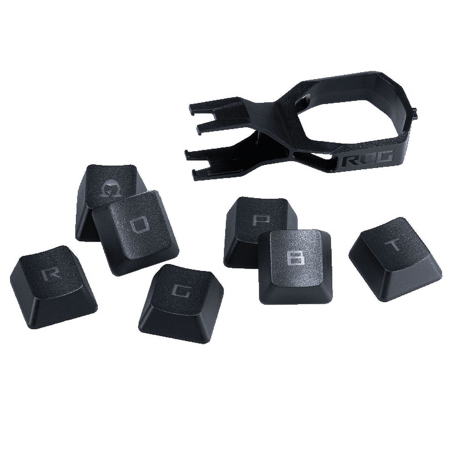 ASUS ROG PBT Doubleshot Keycap Set for ROG RX Switches, black