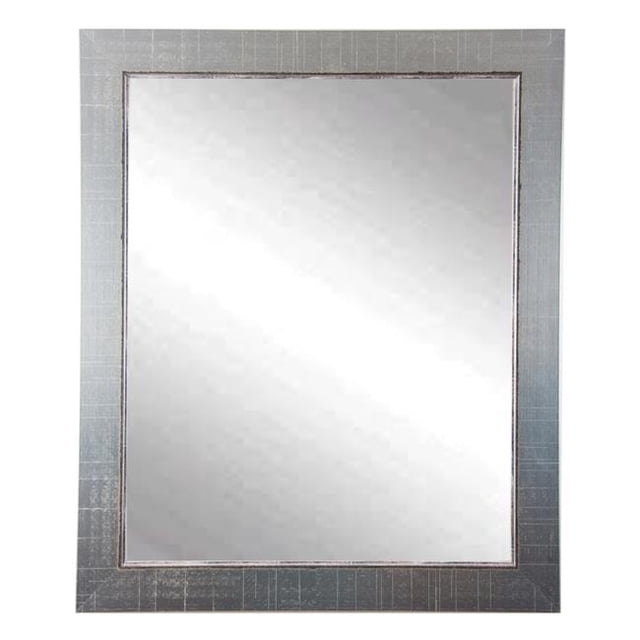 American Value Argent Vintage Vanité Encadrée Miroir Mural 21 x 31.5 in. AV7SMALL