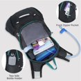 thumbnail image 2 of Mochila de hidratación ligera, mochila para correr con depósito de agua de 2 l, mochila Hydro Water Daypack para ciclismo, senderismo, Rave para hombres y mujeres, 2 of 5