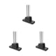 thumbnail image 3 of Monstrate Controlador de juegos de Base de carga Game Pad Dual Station Gamepad antideslizante Table Cradle Console Holder Reemplazo para Joycon Black Type1 NO1, 3 of 6