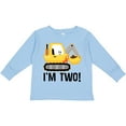 thumbnail image 3 of Inktastic 2nd Birthday Construction Truck Boy Boys Long Sleeve Toddler T-Shirt, 3 of 5