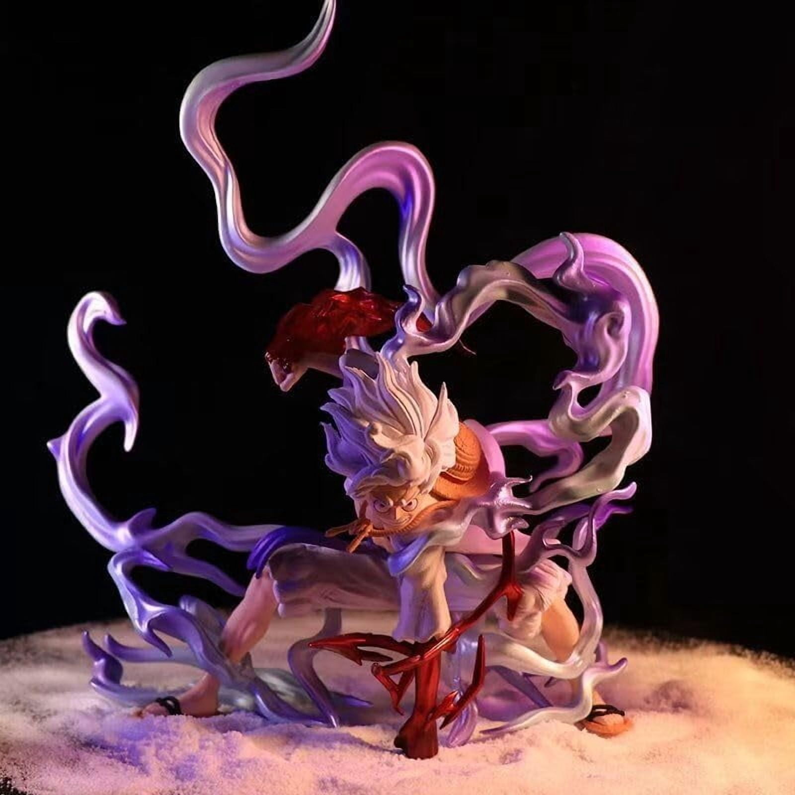 Luffy Figure Fighting Flame Nika Luffy 27cm/10.6inch Action Figures PVC Characters Collectible Handicrafts Souvenirs for Anime Fans Gifts
