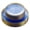 Blue, variant on Daluvenix 100 Pcs Gold Plastic Plates for 50 Guests, Clear Gold Rimmed Disposable Dinnerware Set, Hammer Pattern Design & Heavy-duty Fancy Disposable Plate Ideal for Party, Wedding and Graduation