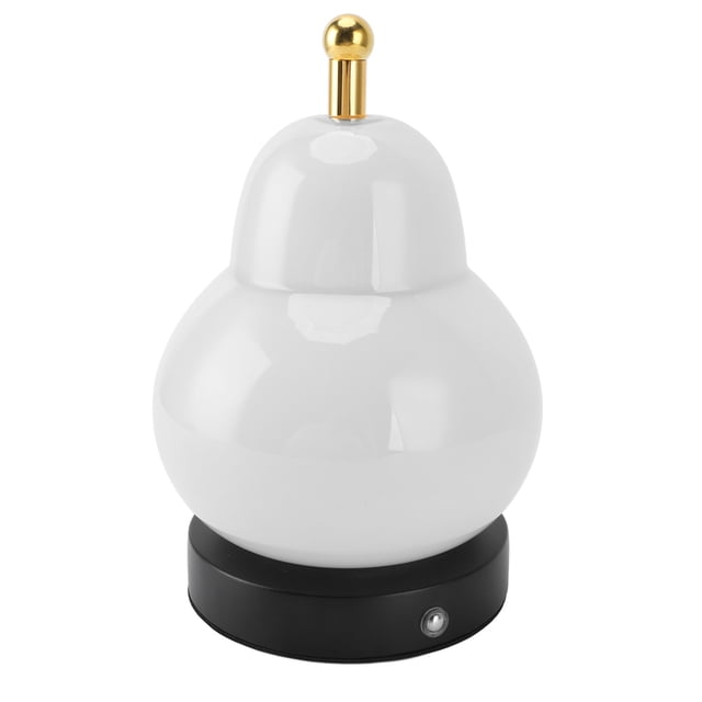Lámpara De Mesa De Calabaza De Pera, Lámpara De Escritorio Recargable Regulable Continua Para Dormitorio, Sala De Estar, Control Táctil, Diseño Retro Francés