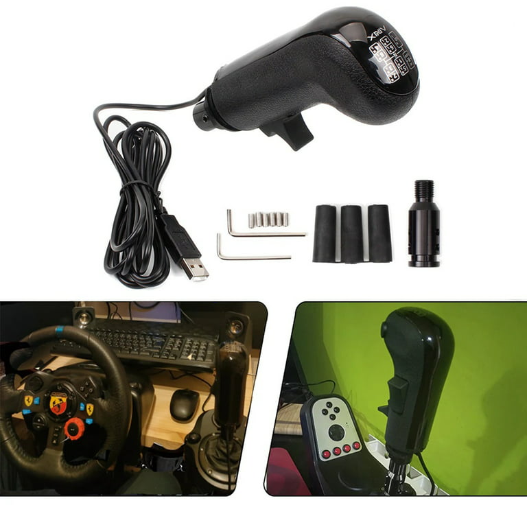 PC USB Simulator Shifter, Racing Games H Shifter Schaltknauf für Logitech  G29 G27 G25 G920 für Thrustmaster für TH8A für FANATEC ClubSport Shifter SQ  Gear: : Games