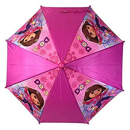 Umbrella - Dora the Explorer - Hot Pink w/Boots Kids New