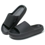 WOTTE Shower Shoes for Womens Mens Quickly Dry Soft Cushion Tick Sole Non Slip Slides Sandal Sandals Bathroom Indoor Outdoor Home