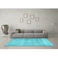 thumbnail image 3 of Ahgly Company Indoor Rectangle Persian Light Blue Traditional Area Rugs, 6' x 9', 3 of 4