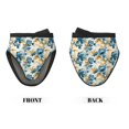 thumbnail image 2 of Pofeuu Vintage Blue Flowers Print Thickened Mini Silicone Oven Mitts Heat Resistant, Rubber Oven Mitt Gloves, Finger Pinch Grips, Pot Holder, Silicone Potholder, 2 of 7