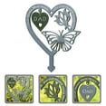 thumbnail image 3 of 1Pcs Metal Memorial Stake Bee Design for Cemetery Commemoration 6.3x5.4in, 3 of 9
