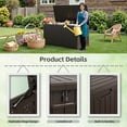 thumbnail image 2 of Homall 230 Gallon Outdoor Resin Deck Box ,Lockable, with Side Handles & Hydraulic Rod, Ideal for Patio, Garden, Poolside, 2 of 7