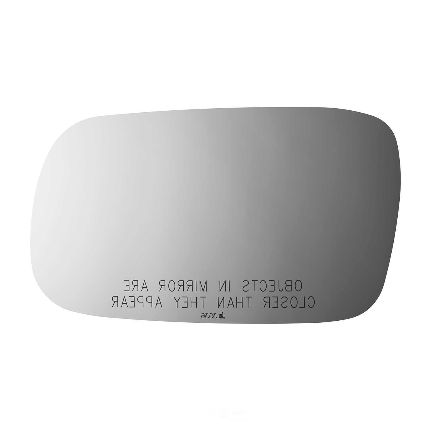 Burco Side View Mirror Replacement Glass - Clear Glass - 3536