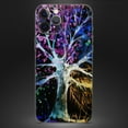 thumbnail image 4 of DesignSkinz Inverted Abstract Colorful WaterColor Vivid Tree Full-Body Skin Decal Wrap Cover for iPhone 16 Pro, 4 of 9