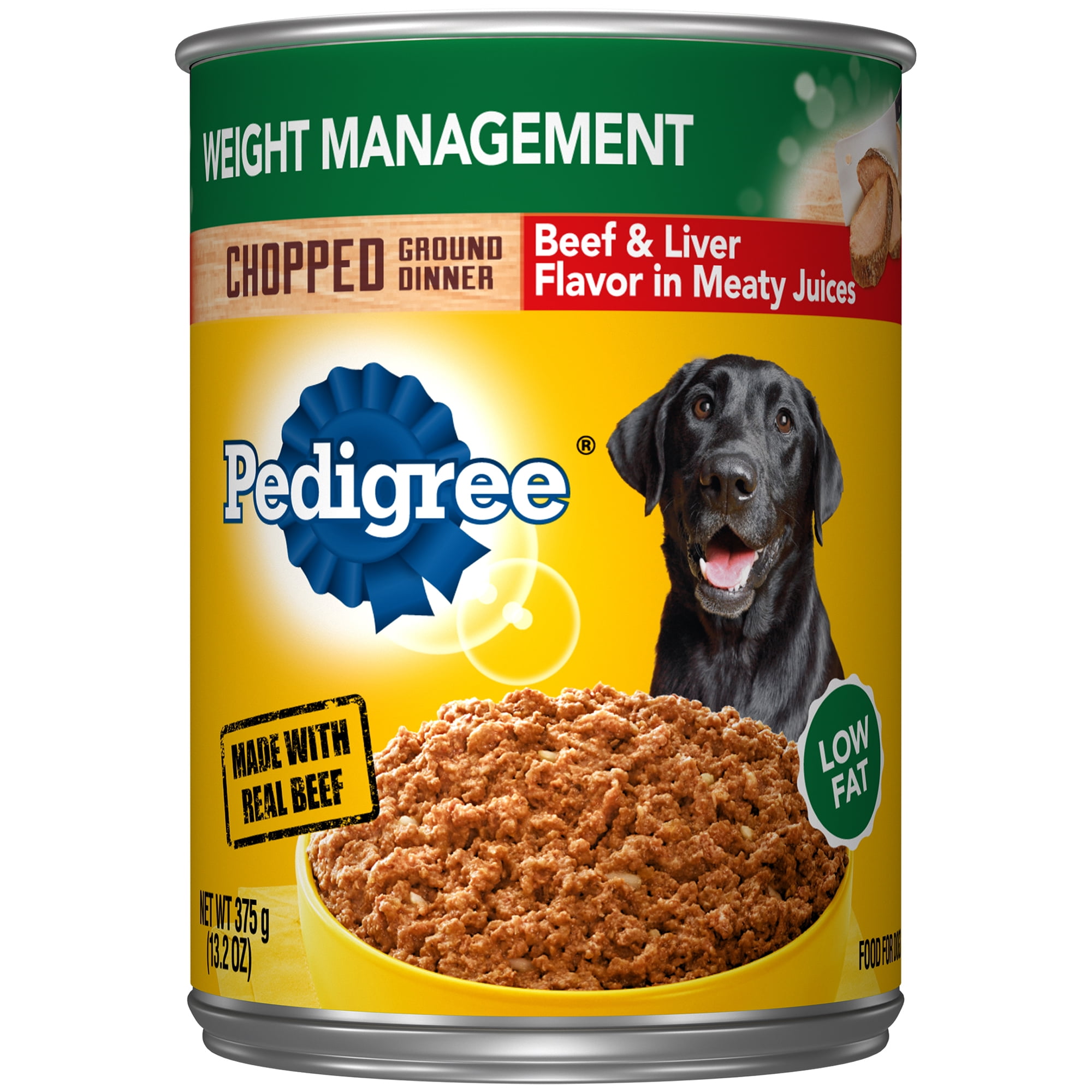 Pedigree Chopped Ground Dinner Weight Management with Beef ...