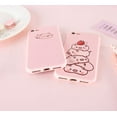 thumbnail image 4 of Piglet Phone Case Compatible with iPhone X/iPhone Xs, Cute Cartoon Animal Soft Silicone Protective Case for Girls Women (Strawberry Pig, iPhone X/Xs), 4 of 7