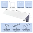 thumbnail image 7 of Jakoola Bed Wedge Pillow For Headboard , Mattress Wedge Gap Filler Full（54"X 8"X 6"), 7 of 7