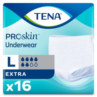 TENA ProSkin Plus Briefs, Incontinence, Disposable, Moderate