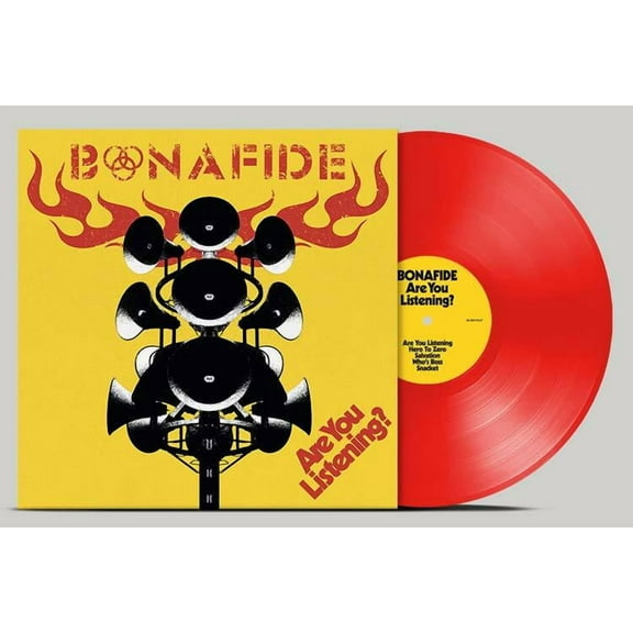 Bonafide - Are You Listening? - Red - Heavy Metal - Vinyl