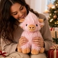 thumbnail image 7 of ReedCA Highland Cow Stuffed Animal Plush Toy for Kids, 10.5 Inch, 7 of 7