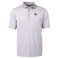 thumbnail image 2 of Men's Cutter & Buck  Gray/White Tulsa Golden Hurricane Big & Tall Virtue Eco Pique Micro Stripe Recycled Polo, 2 of 3