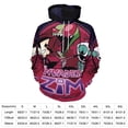 thumbnail image 2 of Invader Zim Mens Womens Novelty Hoodie 3D Print Pullover Hooded Long Sleeve Sweatshirts Tops Blouse with Pocket, 2 of 8