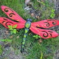 thumbnail image 5 of 3Pack Metal Dragonfly Wall Decor Outdoor Garden Fence Art,Hanging Decorations for Living Room, Bedroom, 5 of 9