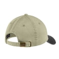 thumbnail image 4 of Port & Company  Two Tone Pigment Dyed Cap-One Size (Khaki/Black), 4 of 4