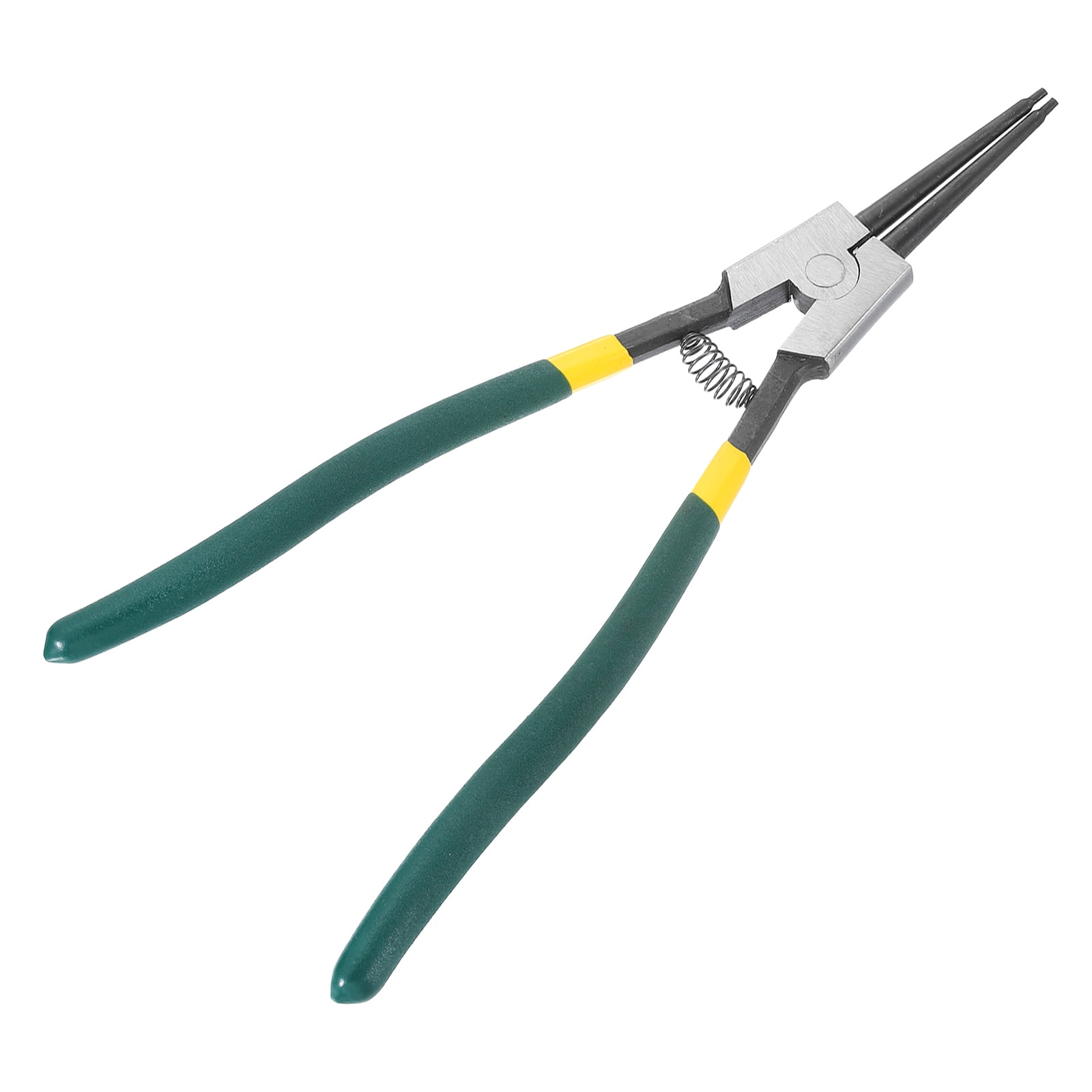 Snap Ring Plier 13" External Circlip Pliers with 0.12" Straight Jaw Tip for Ring Remove Retaining Pliers, Green