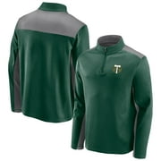 Men's Fanatics Branded Green Portland Timbers Primary Logo 1/4-Zip Fleece Jacket