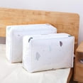 thumbnail image 3 of Large Capacity Quilt Clothes Blanket Moisture Dust Proof Storage Bag Organizer Home (Cloud), 3 of 14