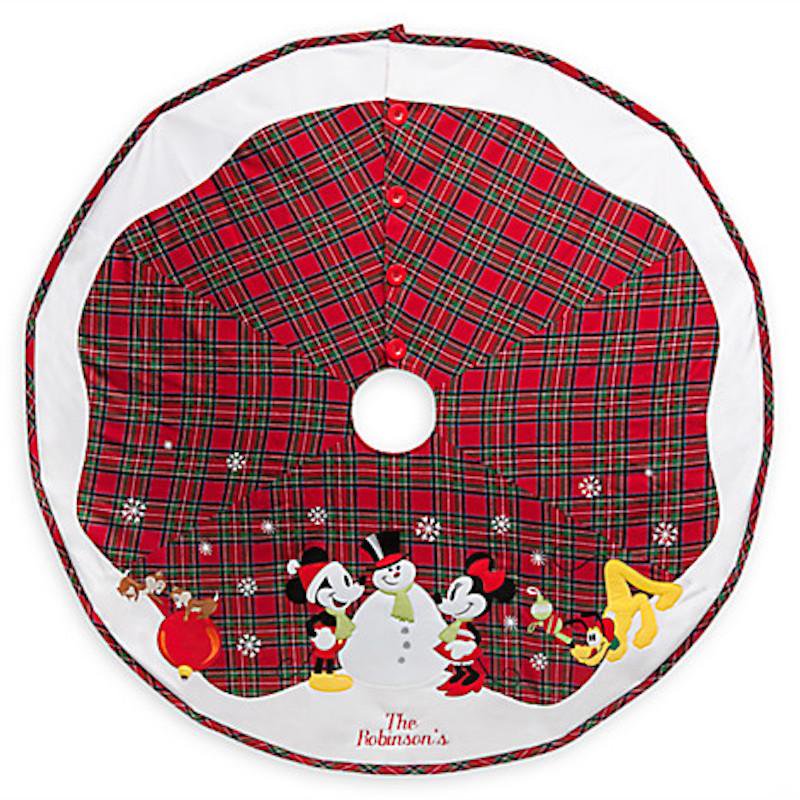 Disney Store Mickey & Minnie Share the Magic Holiday Tree Skirt New