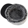 thumbnail image 5 of Holzlrgus Mens Winter Hat with Brim Warm Earflaps Hat Faux Fur Baseball Cap, 5 of 7
