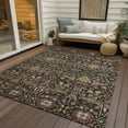 thumbnail image 6 of Addison Rugs Chantille Indoor/Outdoor Transitional Global Chocolate Washable Rectangle Rug, 8' x 10', 6 of 6