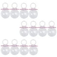 thumbnail image 1 of 12 Fillable Pacifier Shape Baby Bottle Favor Pink, 1 of 8