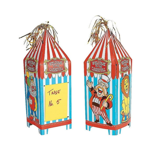 Big Top Tabletop Centerpiece (6Pc) - Party Decor - 6 Pieces